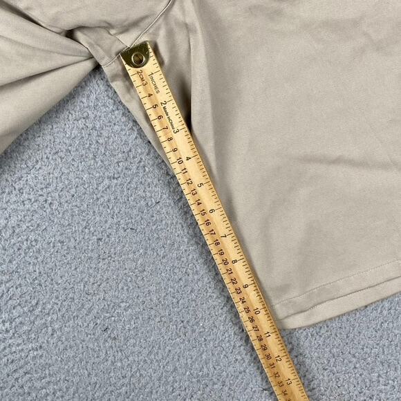 Izod Natural Stretch Husky Robusto Chino Shorts Women's Size 20 Beige New - Picture 6 of 11